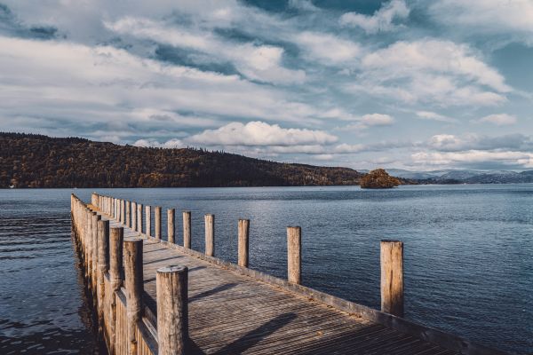 Looking across Lake Windemere